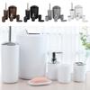 Modern Bathroom Essentials Bundle, 6-Piece Set for Stylish Decor