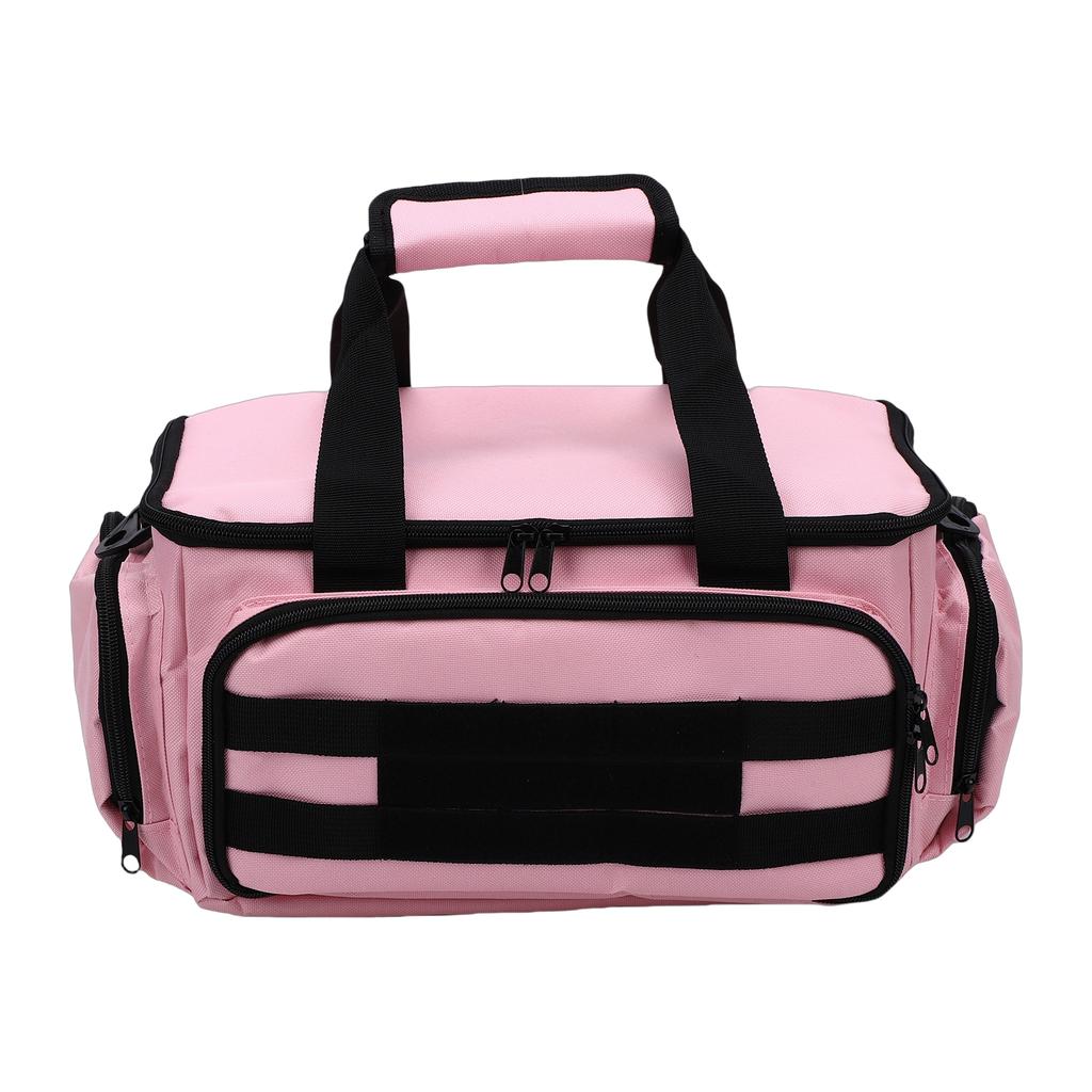 14 Inch Tool Bag for Women Tool Carrier with Anti Friction Bottom for Electrician Carpenters Repairman Pink