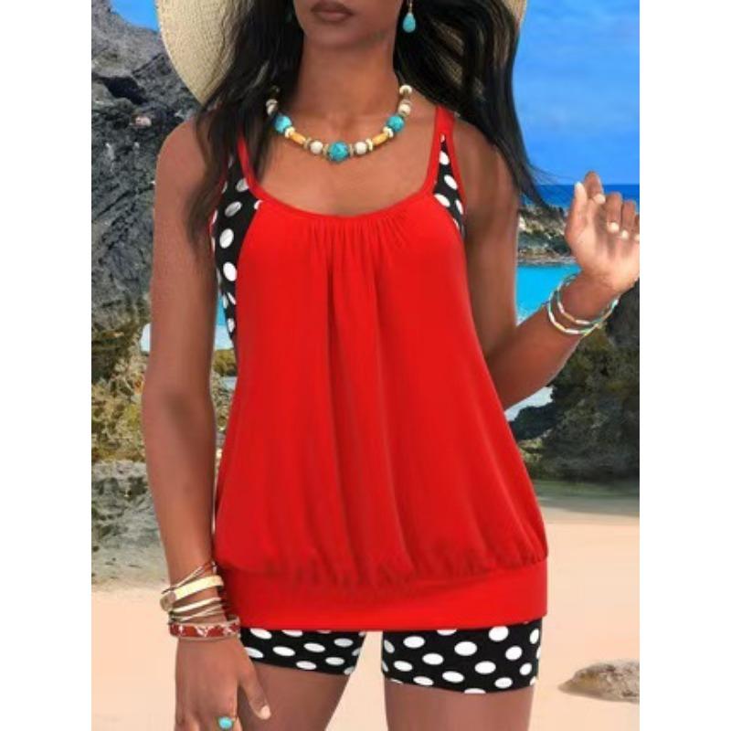 Splicing Sports Swim Trunks New Conservative Swimsuit