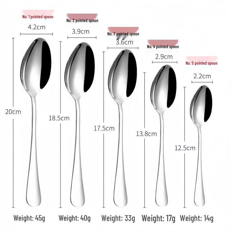 

Zhaoran Stainless Steel Pointed Spoon