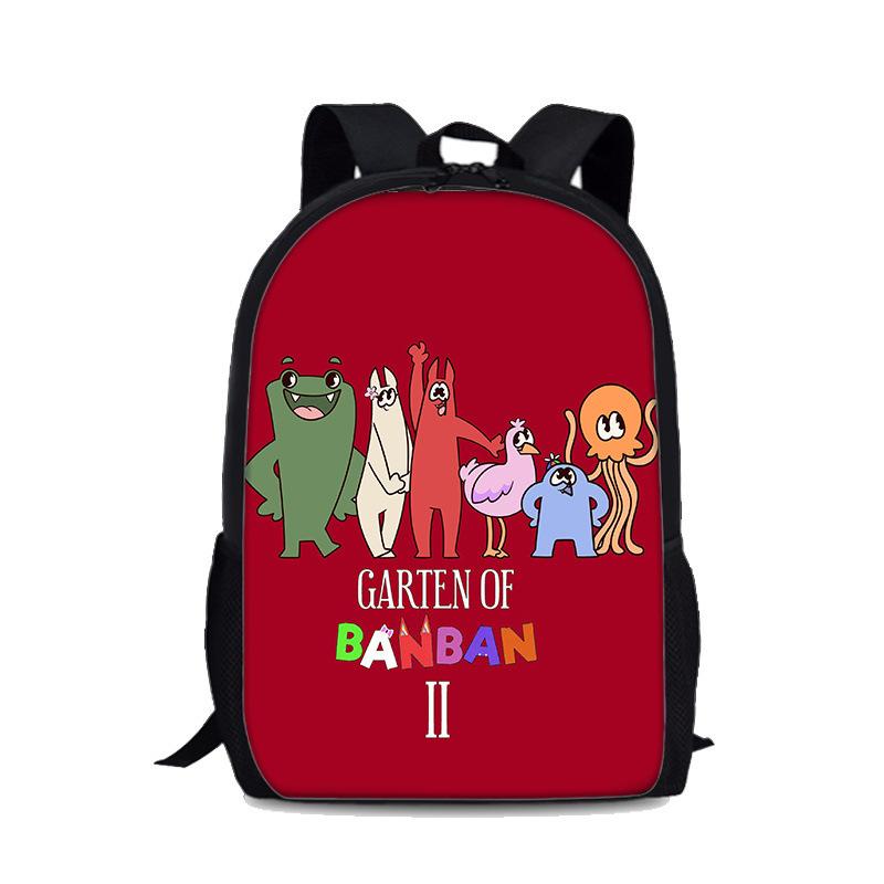 Cartoon Youthful Garten of Banban Student School Bags Notebook Backpacks 3D Printed Oxford Waterproof Boys/Girls Travel Bags
