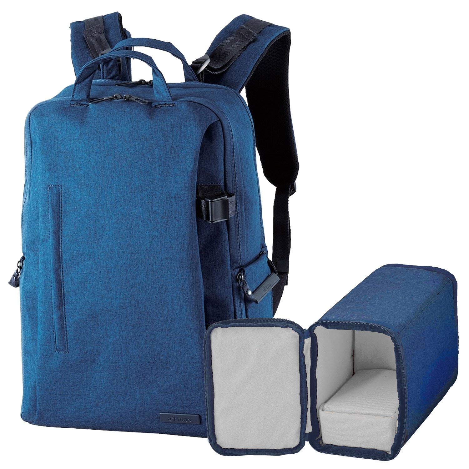 

Сумка-рюкзак для камеры ELECOM от toco High Grade L Size PC Storage Размеры для хранения 270 x 110 x Темно-синий 15,6 дюймов [Ссылка (Хранение камеры) 190мм]