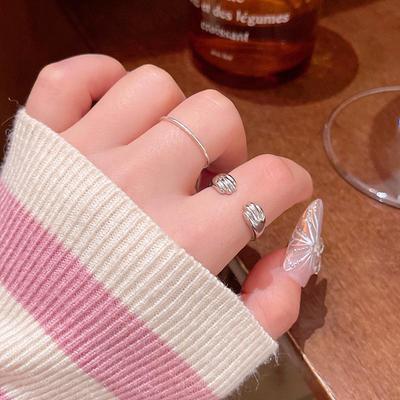 Xiaohongshu Inspired Silver Cat Claw Open Ring for Women - Unique and Stylish Index Finger Accessory