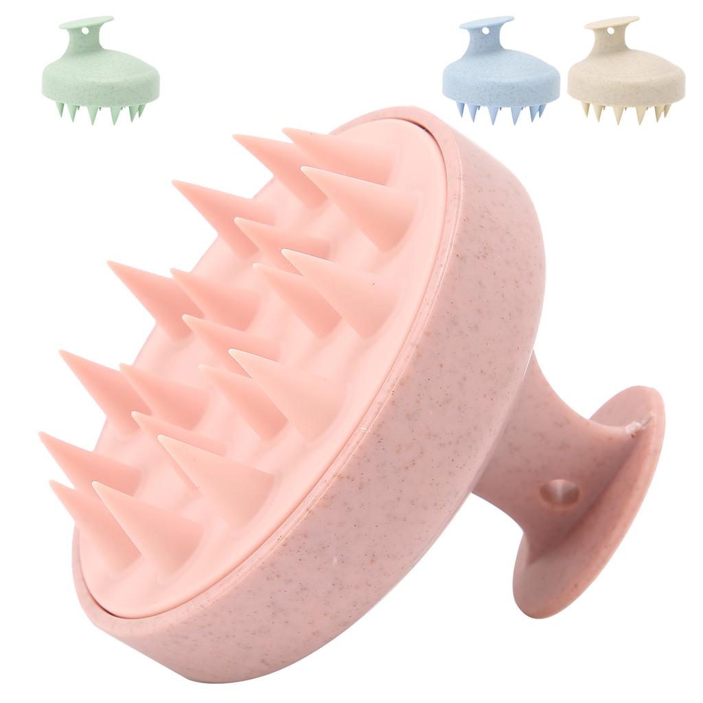Silicone Scalp Massager Brush Home Portable Hair Washing Shampoo Brush Scalp Exfoliator