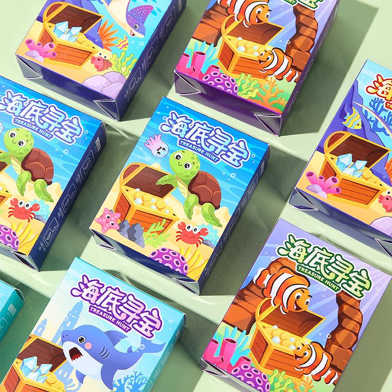 Kids' Underwater Treasure Hunt: Archaeological Dig Toy for Primary Students - Educational Shells & Gems Parent-Child Gift