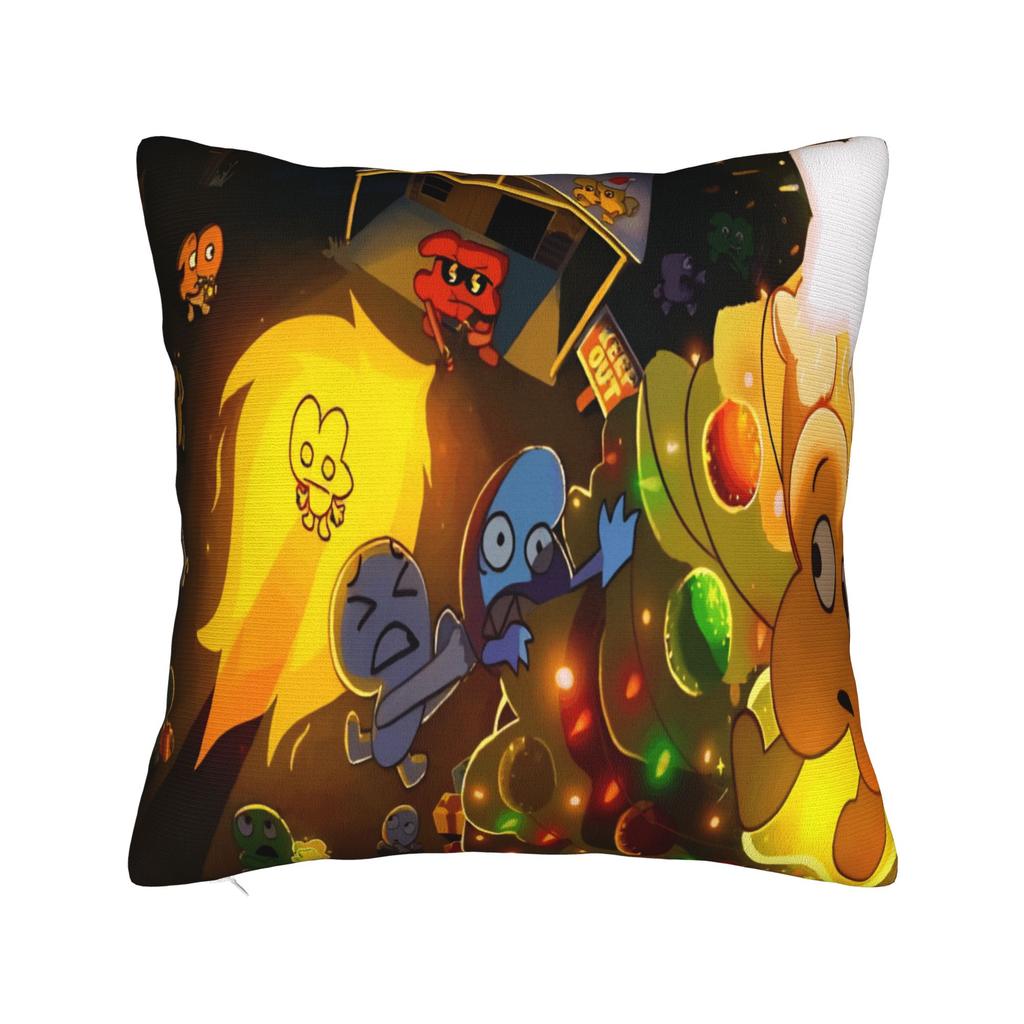 BFDI Cartoon Pillow Cover  Kawaii Pillow Case For Sofa Home Decoration Soft Pillowcases Gift