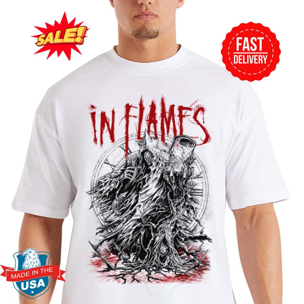 In Flames European Tour 2025 End of Time T-Shirt 3XL