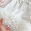 Nuovo Vestito Estivo Principessa con Fiocco per Neonate - Dolce Gonna in Rete, Set Stile Coreano