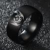 Fashion Stainless Steel Spider Ring for Men Women 8MM Wide Finger Rings 2025 Hip Hop Punk  Birthday Gift for Lover Friend