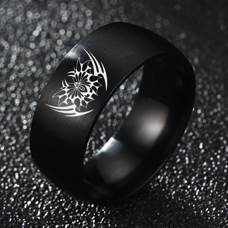 Fashion Stainless Steel Spider Ring for Men Women 8MM Wide Finger Rings 2025 Hip Hop Punk  Birthday Gift for Lover Friend