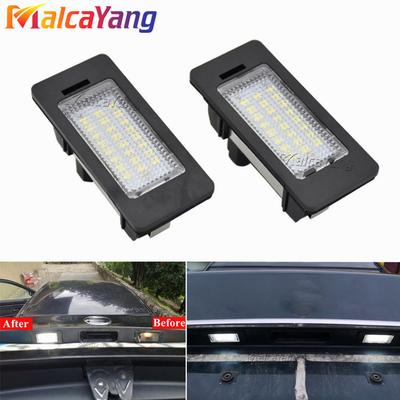 Rear Lights Number Plate Lamp For BMW E39 M5 E70 E71 X5 X6 E60 M5 E90 E92 E93 M3 Led Car License Plate Light  Direct Replacement