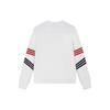 Fila Archive Striped Color Block Casual Long Sleeve Sweater Women Sweater Cloud-White F11W349405F-WT