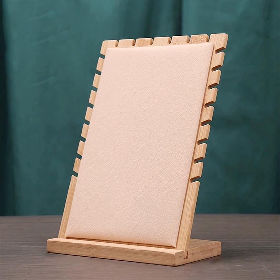 Creative Solid Wooden Necklace Frame Fashion Jewelry Display Frame Pendant Support Jewelry Display Props