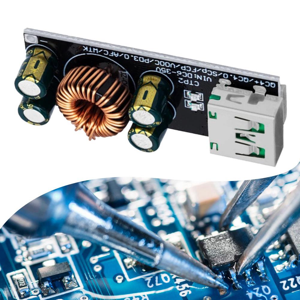 QC4.0 QC3.0 USB Type-C Mobile Phone Quick Charge Adapter 6-35V Voltage Reducing Module Fast Charge Mobile Phone Charging Board