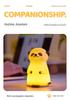 Fennec Fox Rechargeable Silicone Night Light - Tap to Illuminate Bedside Lamp