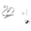 Modischer Schlangenform-Öffnungs-Fingerring, verstellbar, für Damen, Schmuck, Party-Geschenk