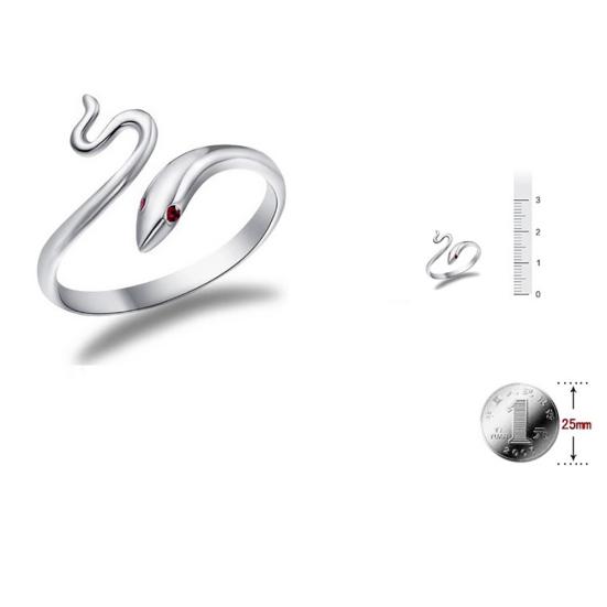 Modischer Schlangenform-Öffnungs-Fingerring, verstellbar, für Damen, Schmuck, Party-Geschenk