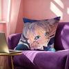 BBang dream Nirukawa Reona Pillow Case Square DoubleSided Sofa Cushion Cover Bedroom Bedside Pillow