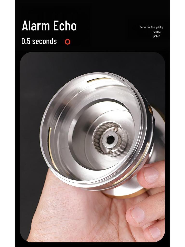 Long Cast Big Game Spinning Reel with Metal Spool & Zero Gap Anchor Rod Fishing Reel