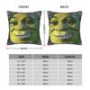 Pillow Case Shreks Pun Square  Pillow Cover For Sofa Home Decoration Retro Trendy Pillowcases