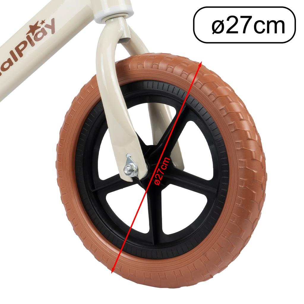 Balance Bike Children'S Bike Eva 12" Wheels Cream