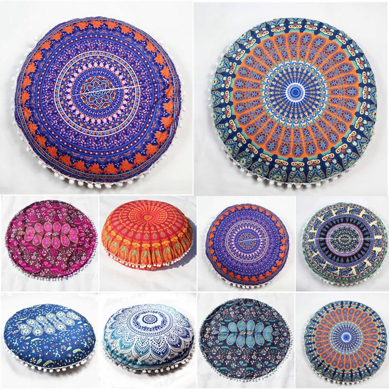 round throw pillow covers