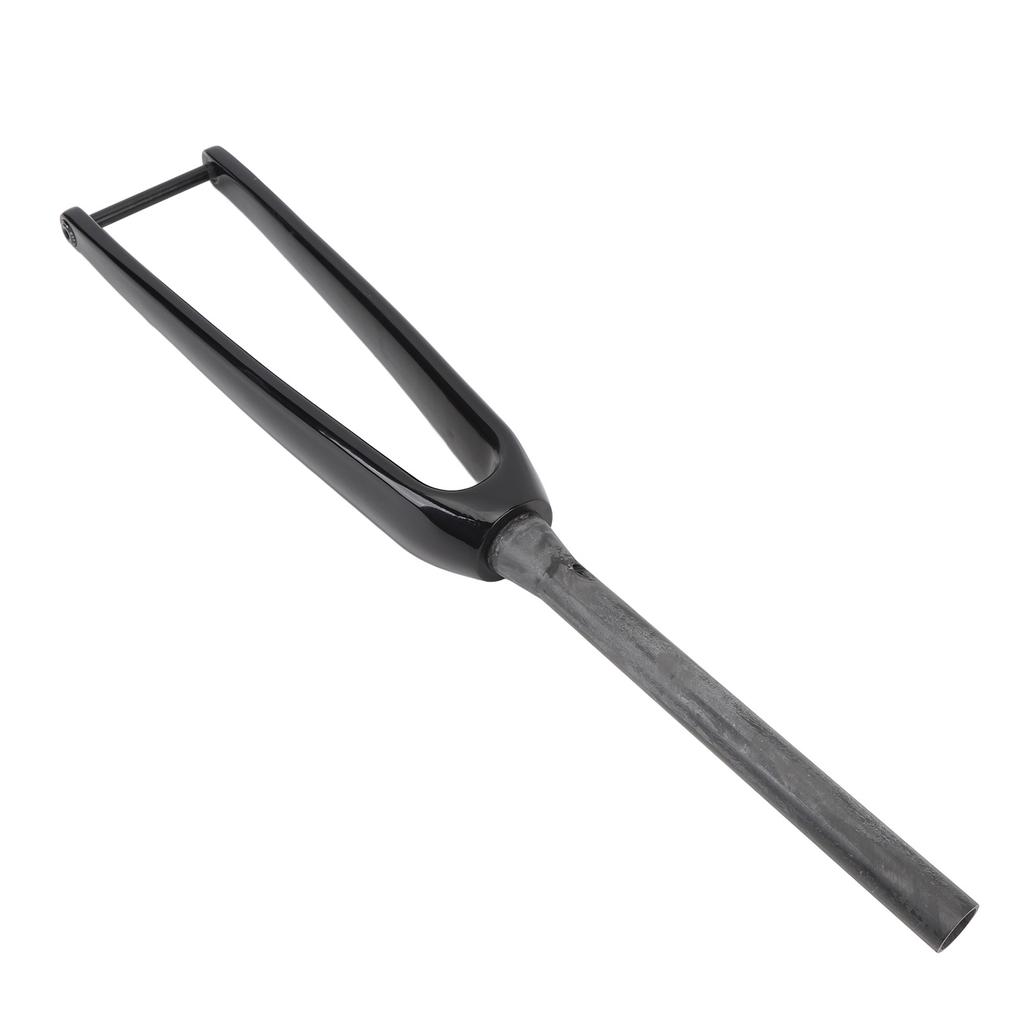 Cycling Front Fork 3K T800 Carbon 100x12mm Thru Axle 1-1/8 Inch Diameter 45mm Offset Flat Disc Brake Front Fork