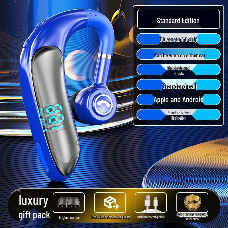 

Универсальные беспроводные Bluetooth-наушники с заушным креплением - Сверхдолгое время ожидания для Android и Apple, Идеально подходят для бизнеса и использования в такси