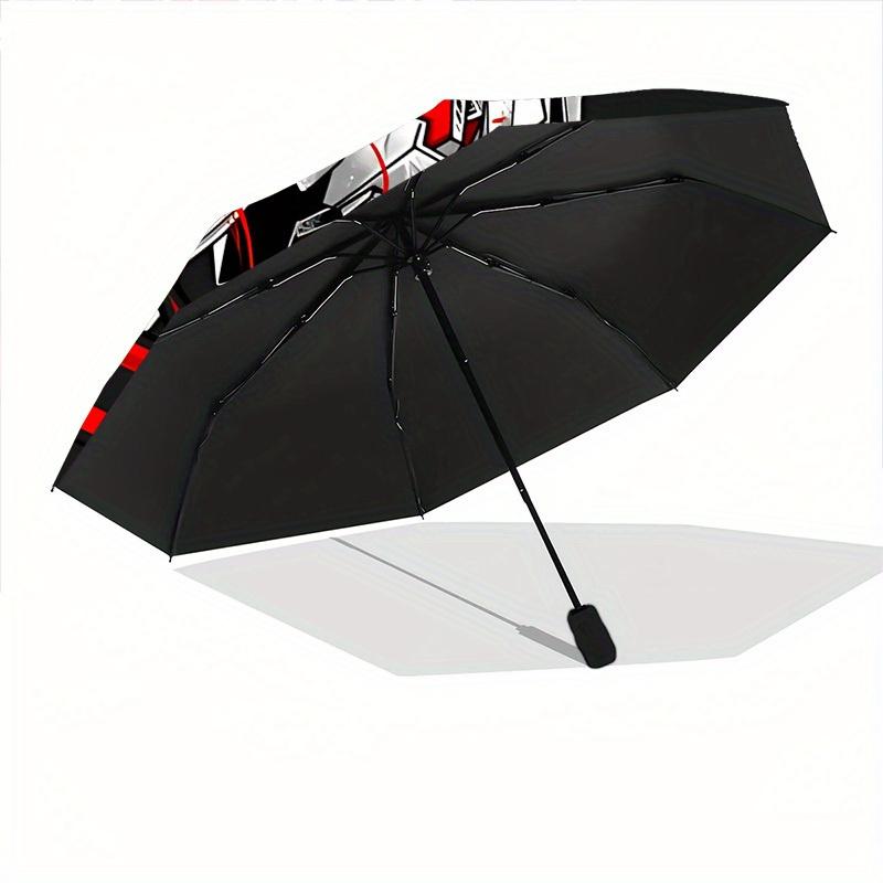 Gundam Automatic Open/close Umbrella, Heavy-Duty Iron Frame, Folding Portable Design, Travel, Everyday Use 204