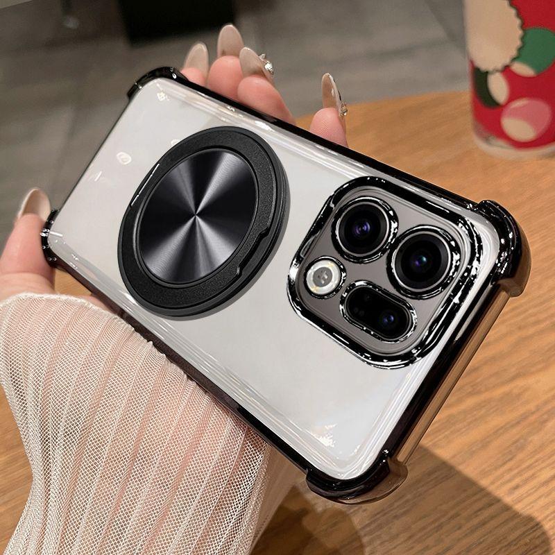 For OPPO Find X9 Pro Case New Four-corner Anti-drop Rotating Bracket Ultra-thin Cover for OPPO FindX9 Shockproof Bumper Funda