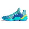 adidas Harden Vol. 4 GCA Shock Mint Vyriški sportbačiai Mėlyni Šviesiai rožiniai Ryškiai geltoni FY0894