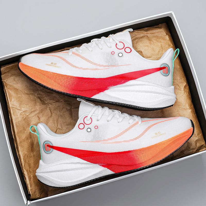 

Женские кроссовки для бега с амортизацией для мужчин, подходящие для тяжелых бегунов, женские нескользящие уличные спортивные мужские кроссовки для марафонских тренировок 36 красный