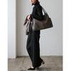 VITAFELICE Women's 2-Room Tote Bag (inb-90083p) (Chocolate)
