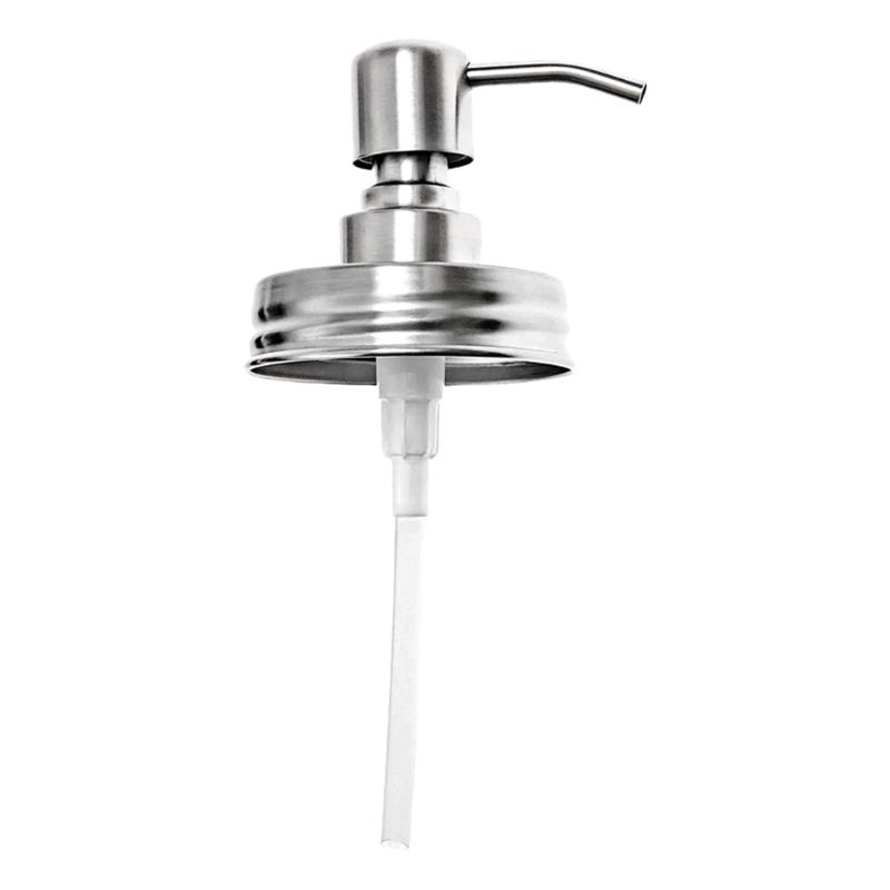 

Practical Masons Jar Lotions Dispenser Lid Pumps Rustproof Stainless Steel Replacement Accessory for 16 oz Jars 1