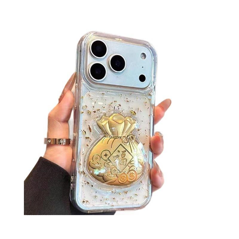 Epoxy Kulomie Applies To Apple 11AIR Mobile Phone Case, Lucky Bag Fashion iphone11PRO Transparent Protective Case 11.