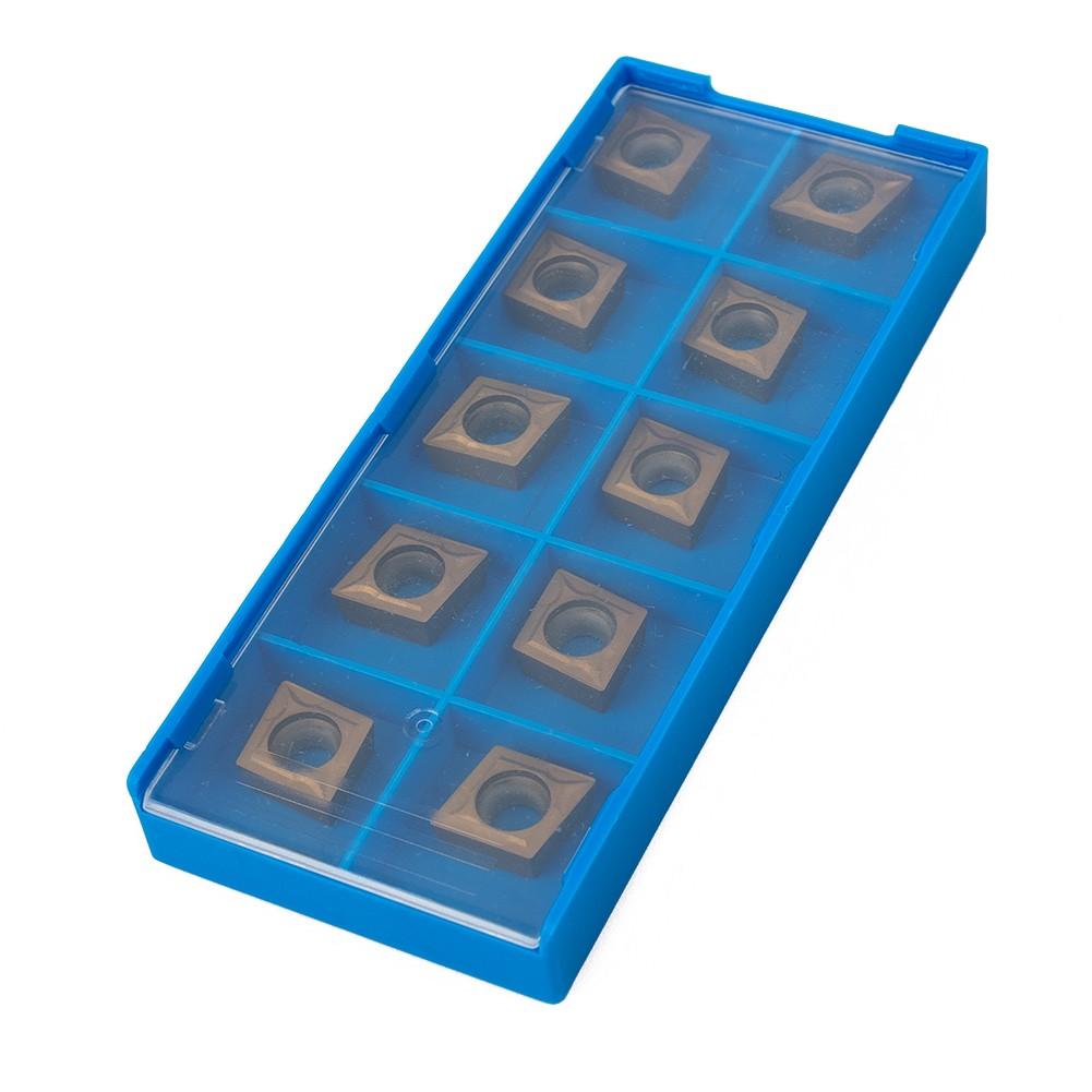 10Pcs CCMT32.51 CCMT09T304 US735 Carbide Insert Lathe Turning Inserts CNC Blade