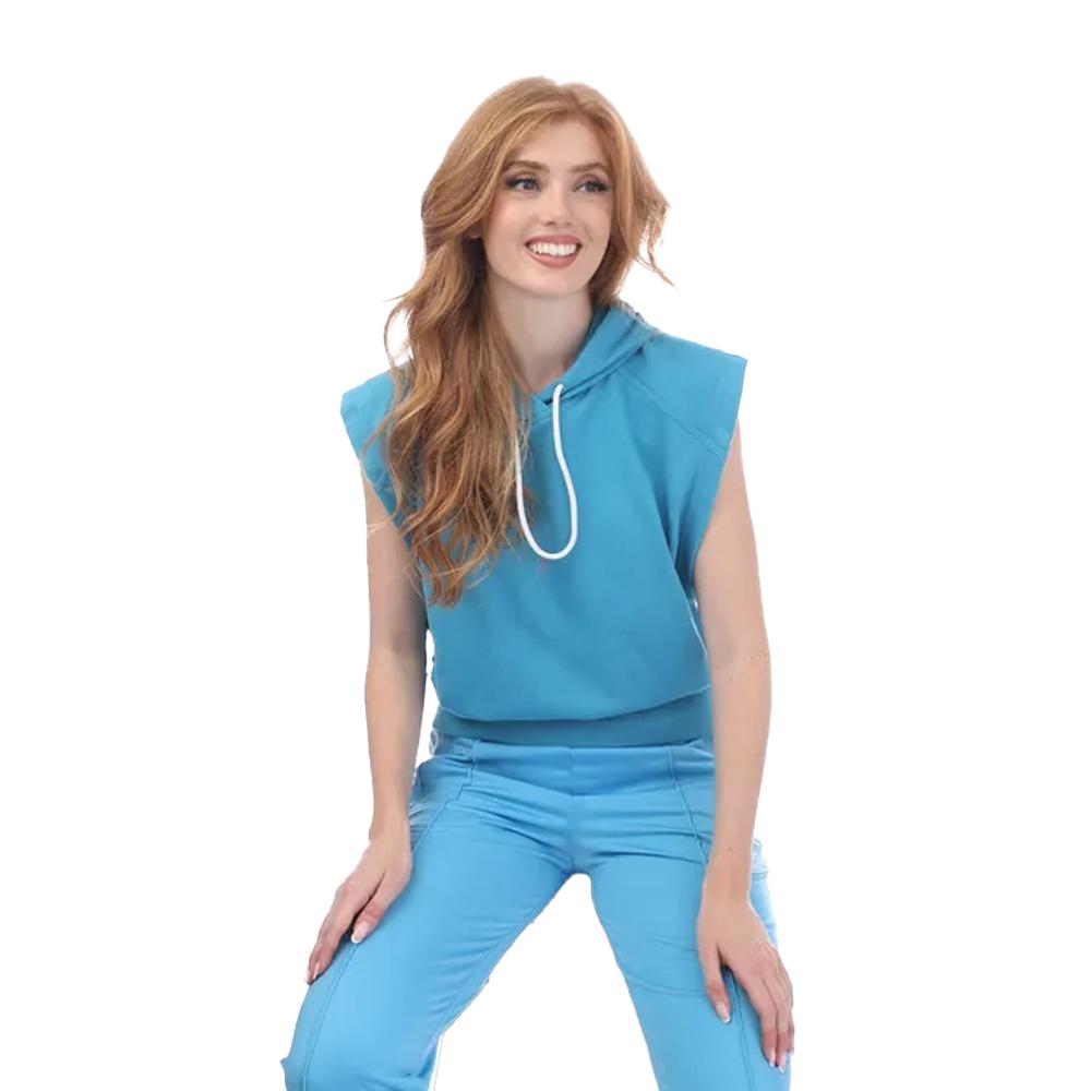 Adidas Womens/Ladies Studio Lounge Sleeveless Hoodie