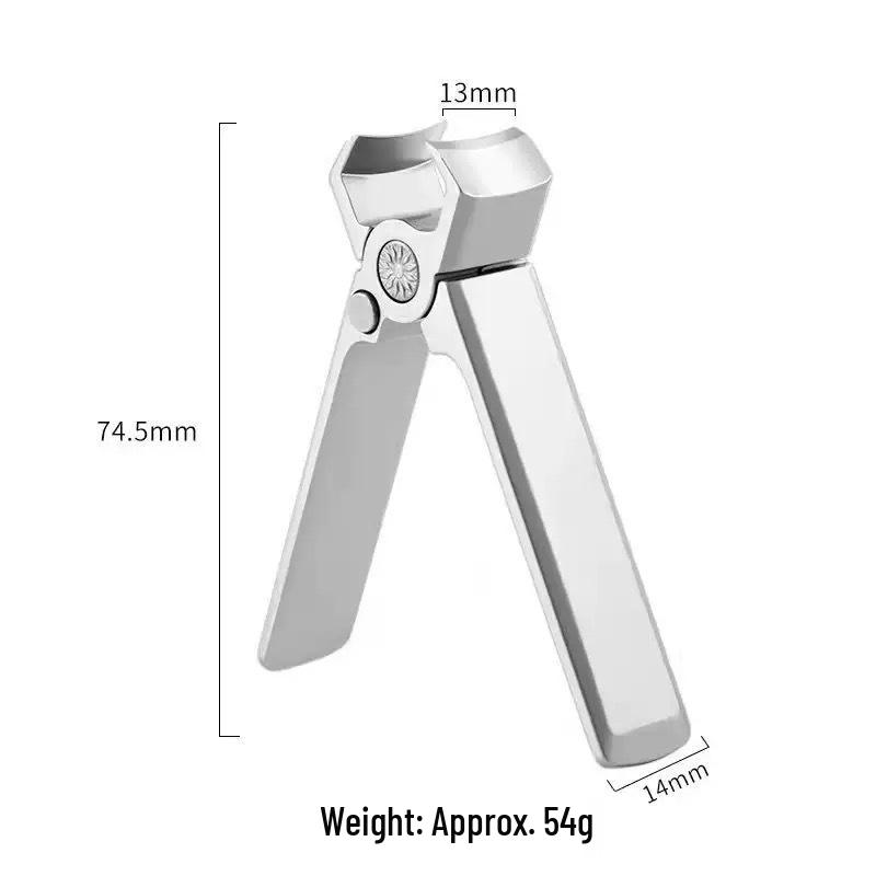 Super Wide Opening Stainless Steel Nail Clipper Set for Thick Nails