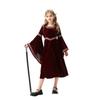 Halloween Children's Costume Vintage Court Children's Costume Witch Little Red Riding Hood Medieval Renaissance Girl's Dress
