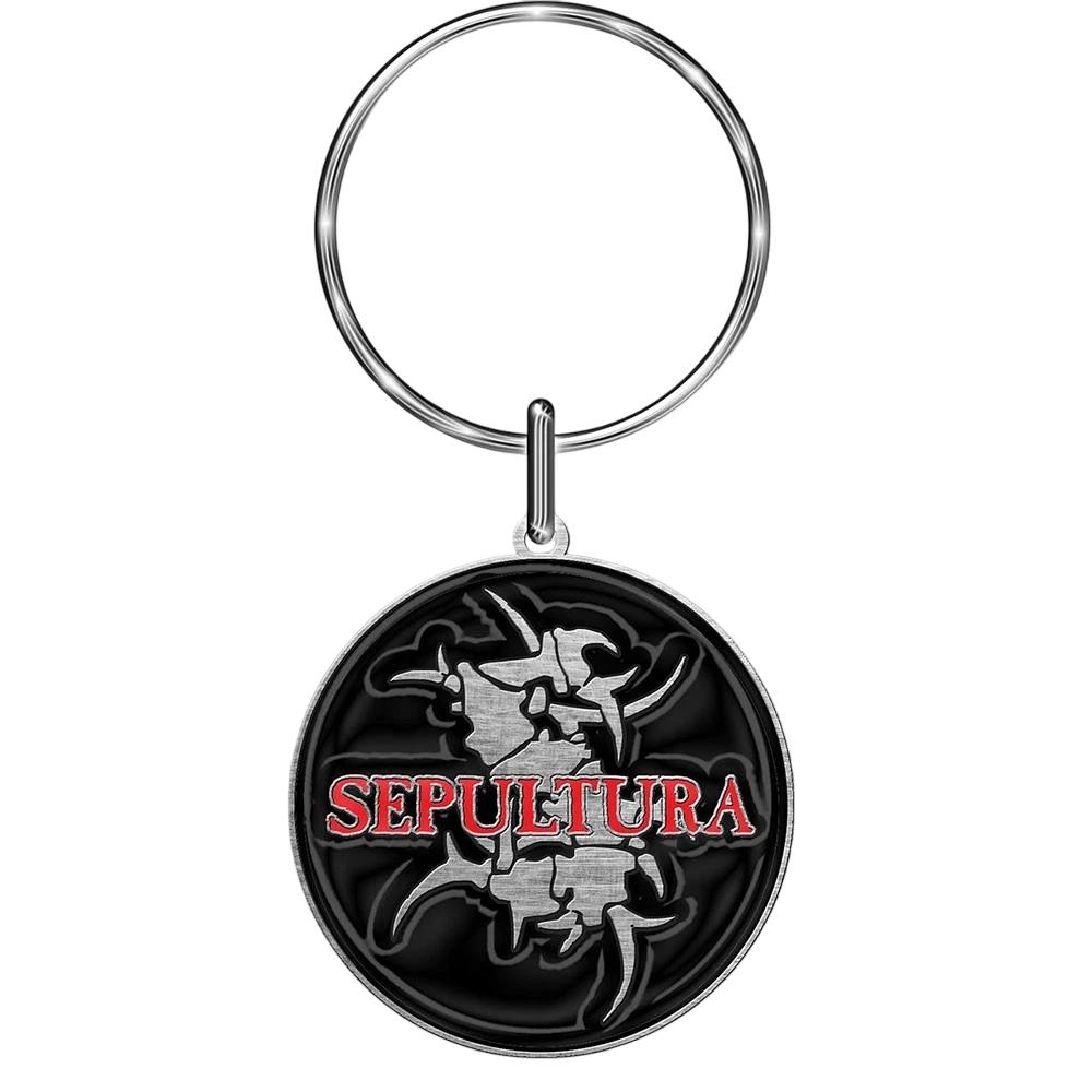 Sepultura Tribal Metal Logo Keyring