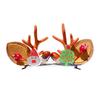 Pinza para el Pelo Colorida Orejas de Ciervo Navideñas Pinza para el Pelo Diadema Diadema de Moda para Niñas Tocado de Halloween Accesorios para el Cabello