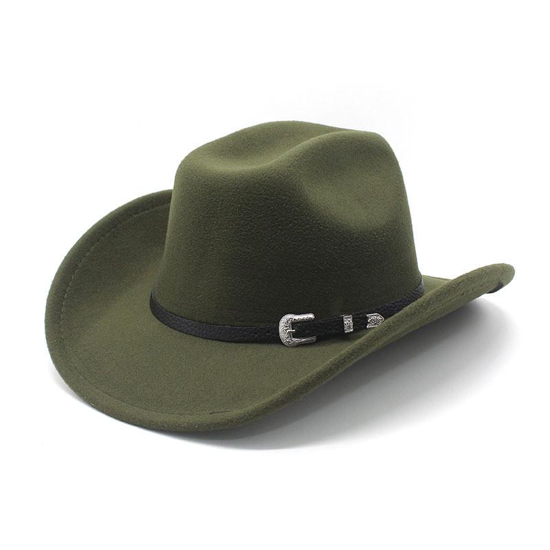 England Style Wool Felt Hat For Men With Wide Brim Sunshade Summer Fashion Accessory