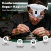 Magnifying Glasses Reading Illuminated Magnifier 1.0X 1.5X 2.0X 2.5X 3.5X 2 Lights Adjustable Head Illuminated Loupe Magnifier