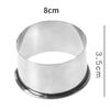 3Pcs/Set Stainless Stee Round Dough Cutter DIY Dumplings Skin Mold Flower Shaped Cookie Pastry Maker Biscuit Circle Ring Mould