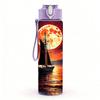 1PC Moon Sailboat Ocean Night Scene Print 750ml Color Plastic Sports Water Bottle Leakproof Flip Straw Lid Suitable for Sports Office Home Use
