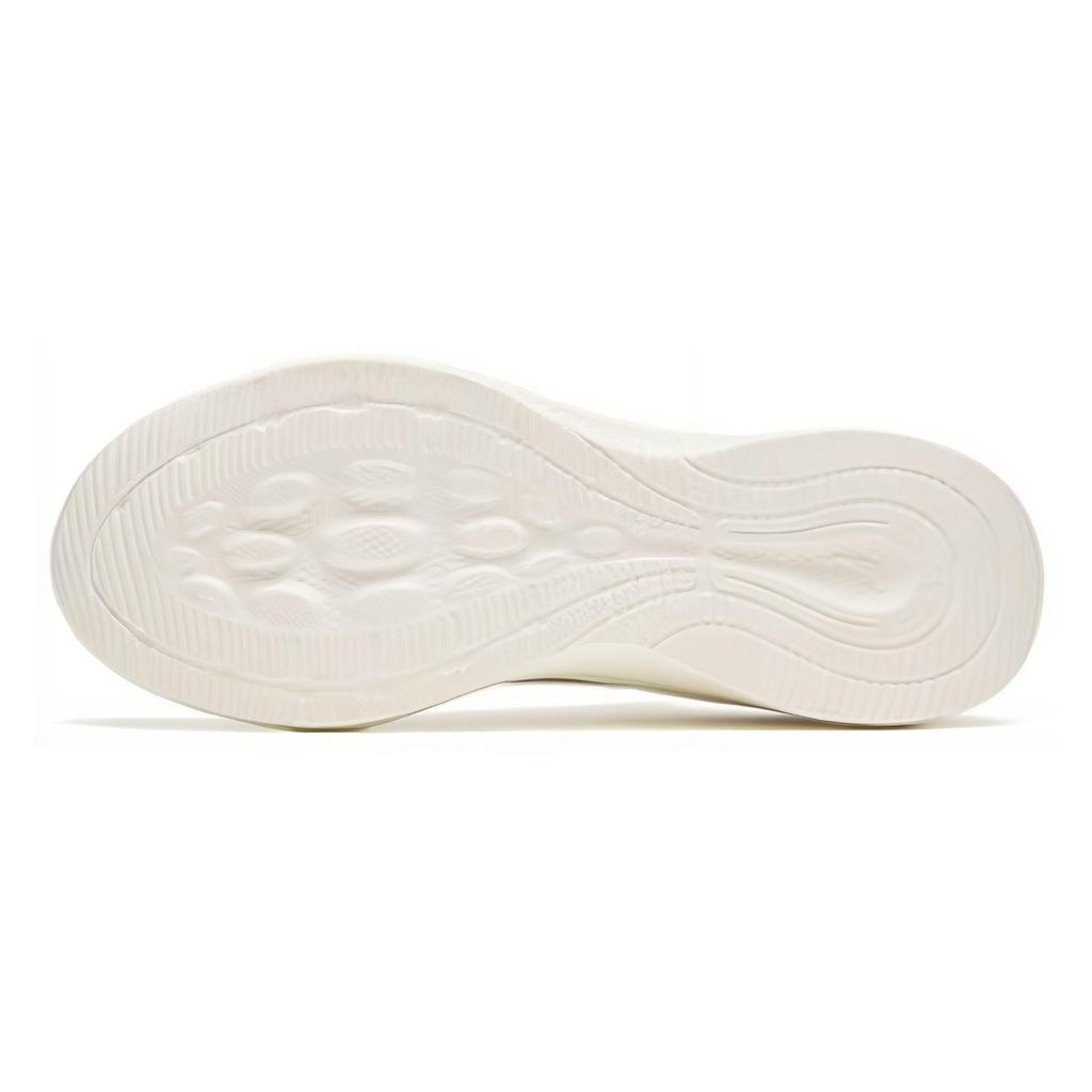 New Anta Flyknit Cushioned Slip Resistant Abrasion Resistant Low Top Running Shoes Men's Gray 912315582-3