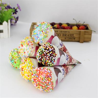 Display Pão Squishy Creme De Crescimento Lento Perfumado Descompressão Brinquedos Decoração