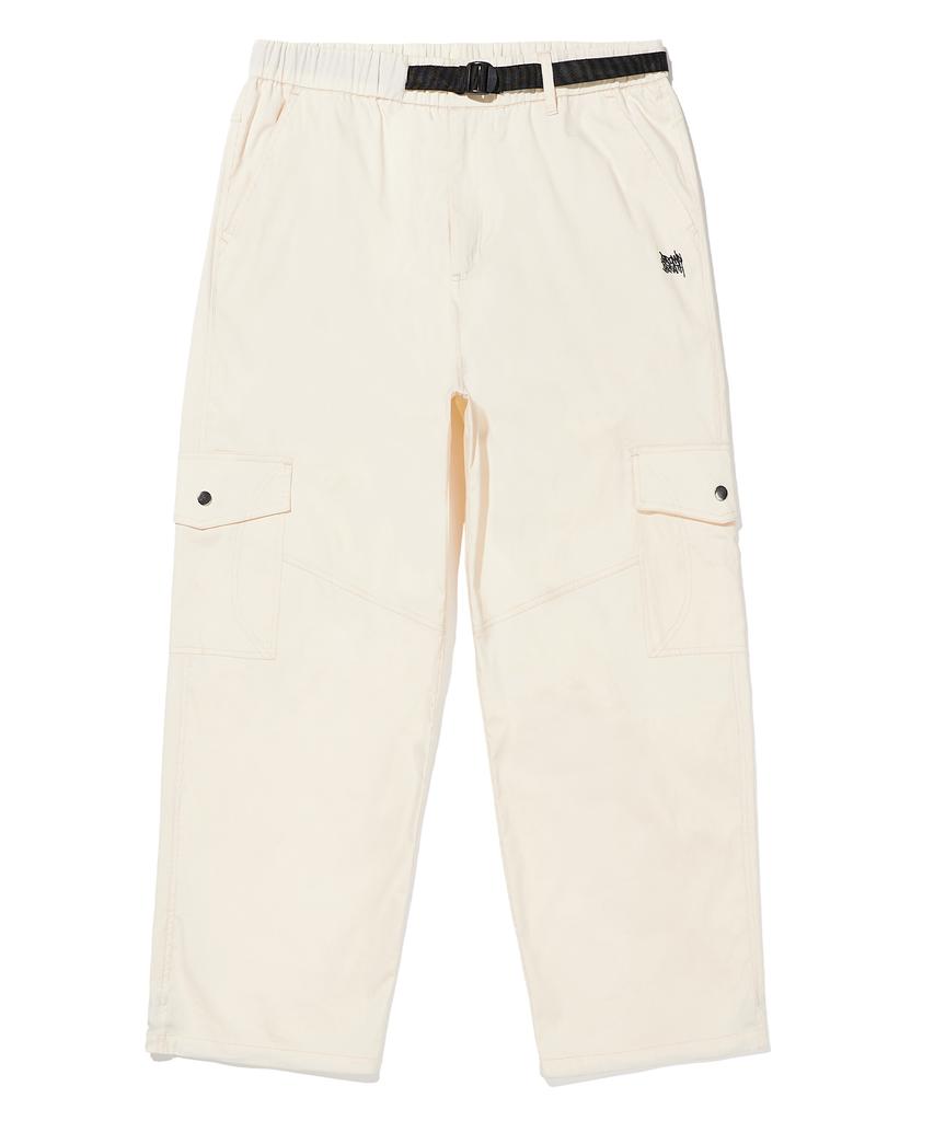 BROWNBREATH Tag Webbing Cargo Pants - Ivory