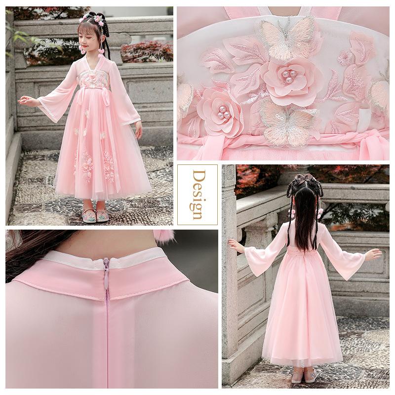 Girl Hanfu Ancient Costume Children Chinese Style Little Girl Dress Tang Dress Princess Skirt National Costume Children