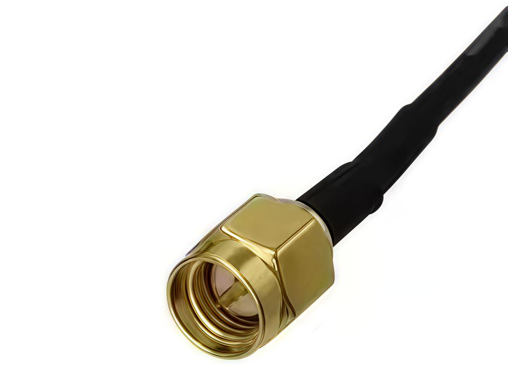 RP-SMA to SMA Extension Cable - Male to Female Coaxial Feeder Wire for WiFi Antenna/Router/RG174 Network Card